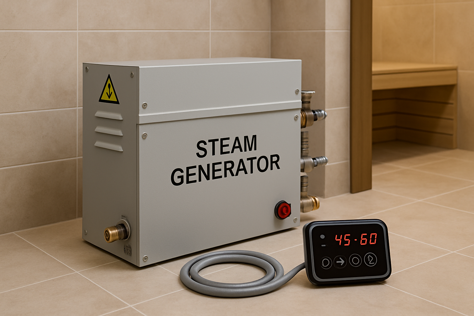 Steam generator for home spa